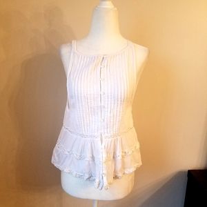 Free People white sleeveless top